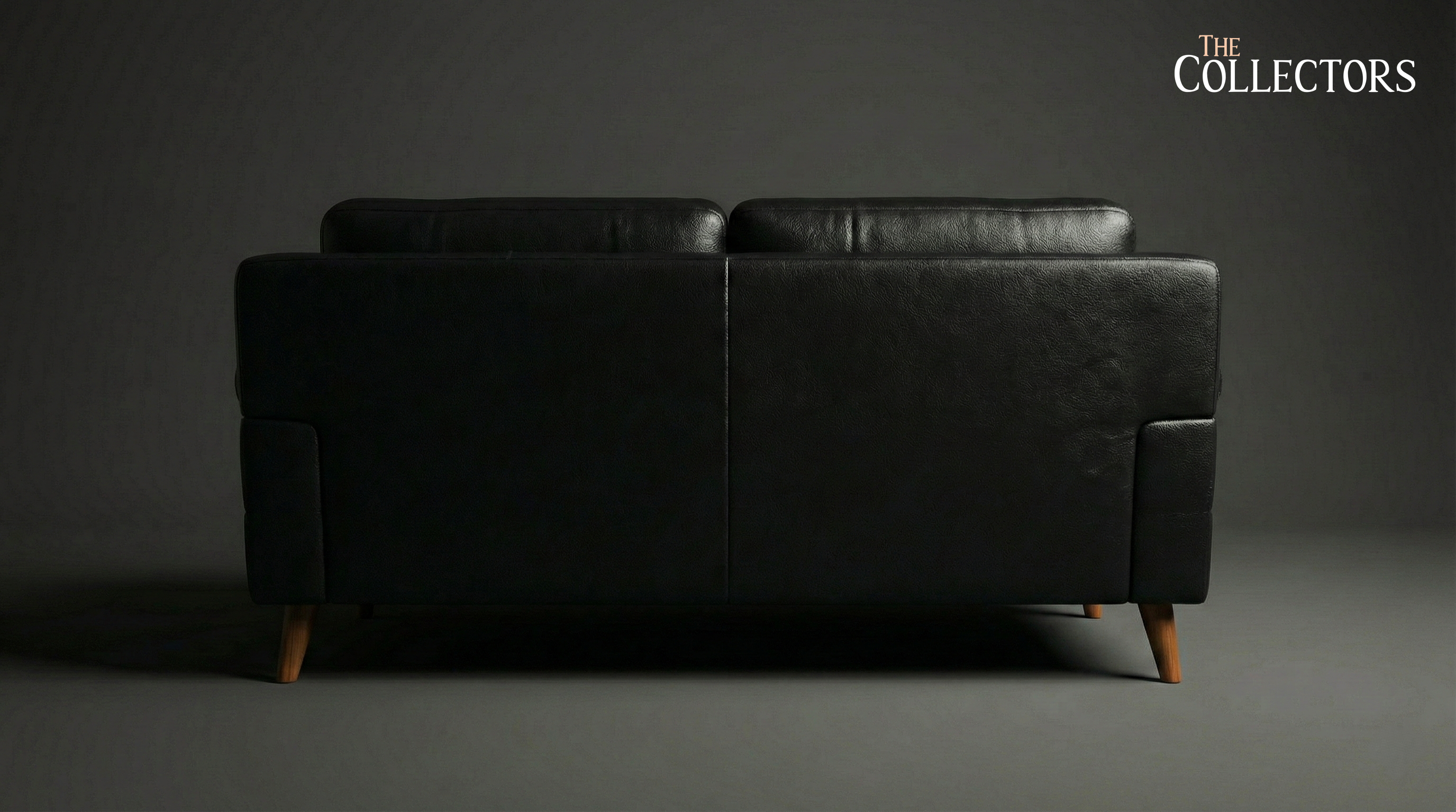 SoHo Mid-Century Modern Leather Lounger