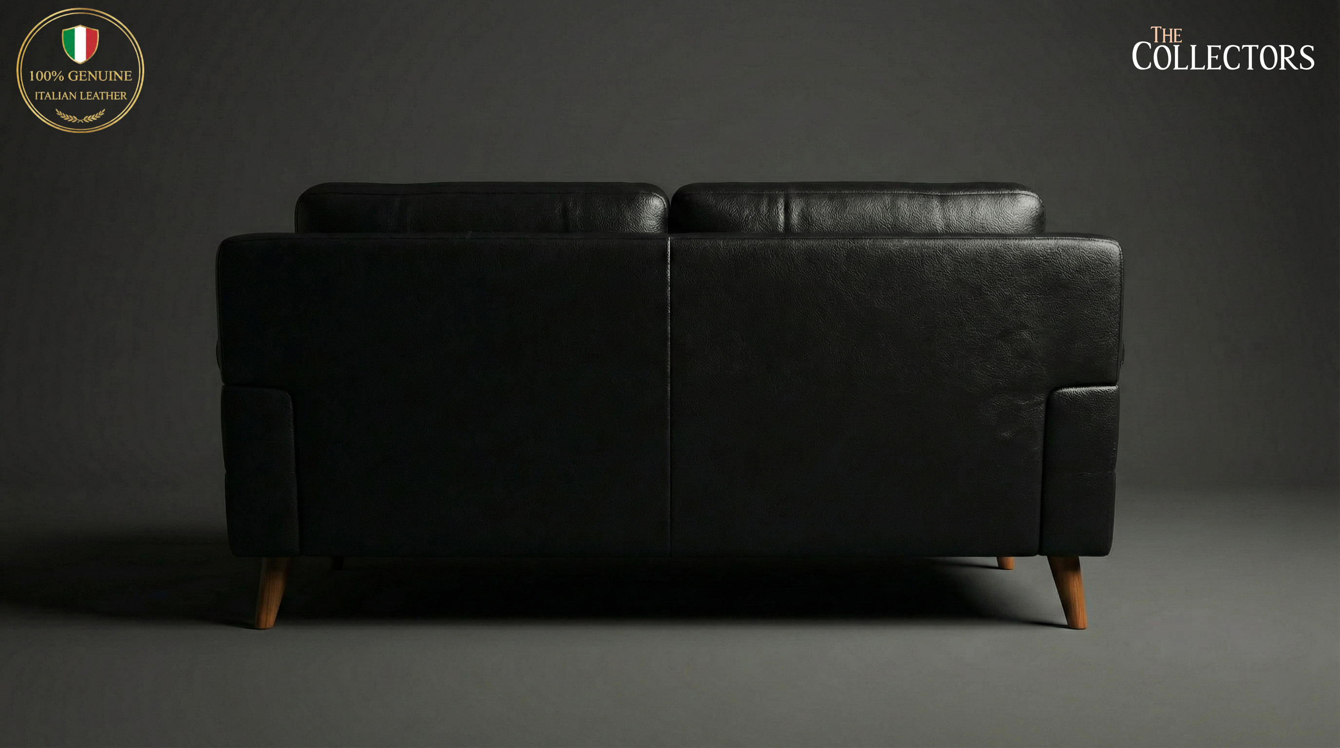 SoHo Mid-Century Modern Leather Lounger