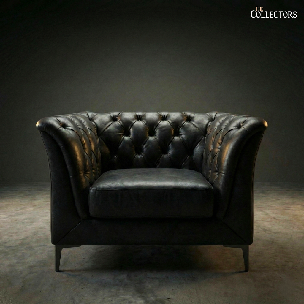 St. James’s Club Modernist Chesterfield Sofa Set
