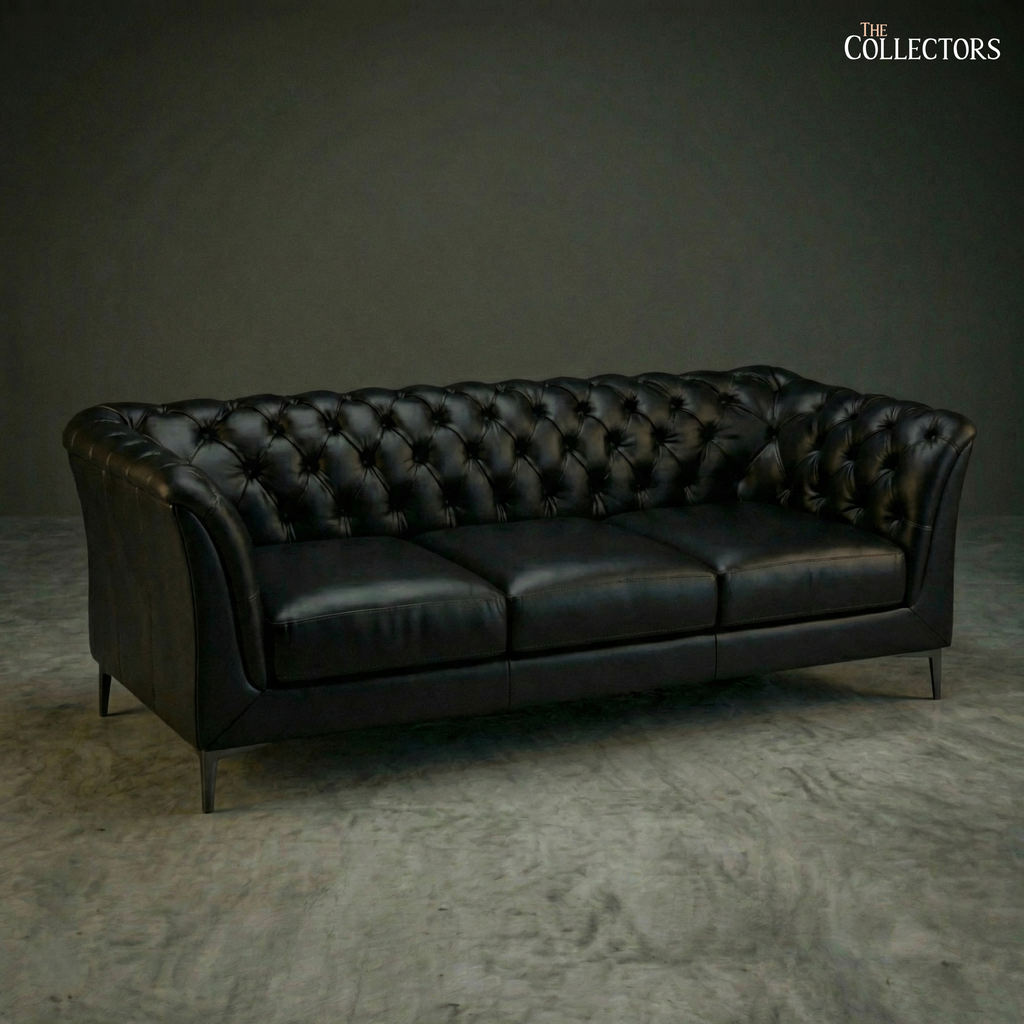 St. James’s Club Modernist Chesterfield Sofa Set