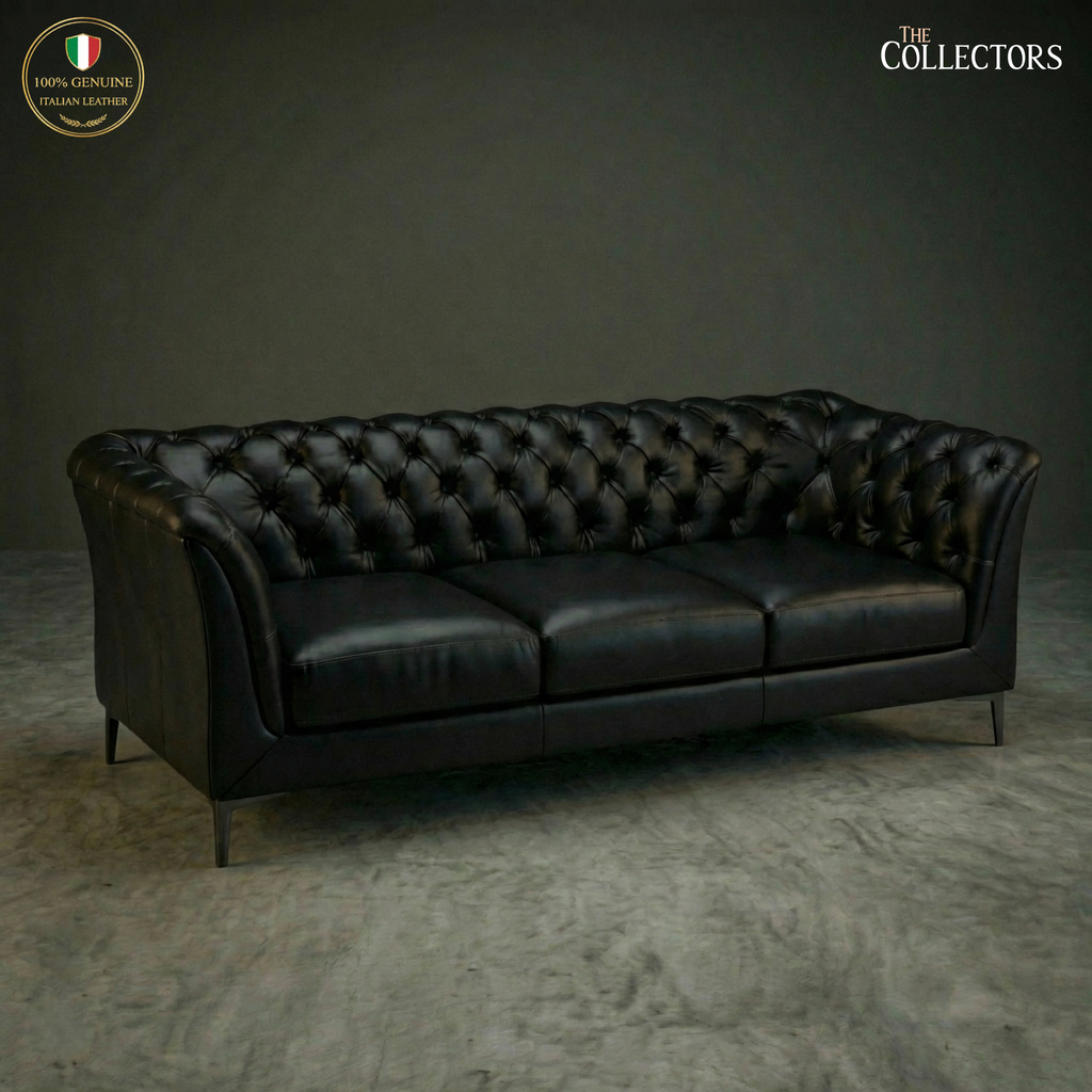 St. James’s Club Modernist Chesterfield Sofa Set