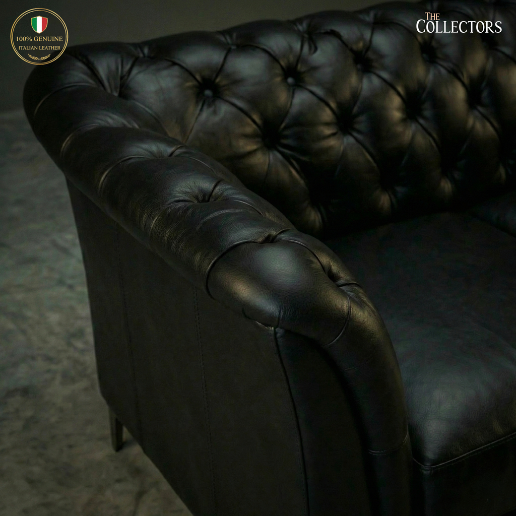 St. James’s Club Modernist Chesterfield Sofa Set