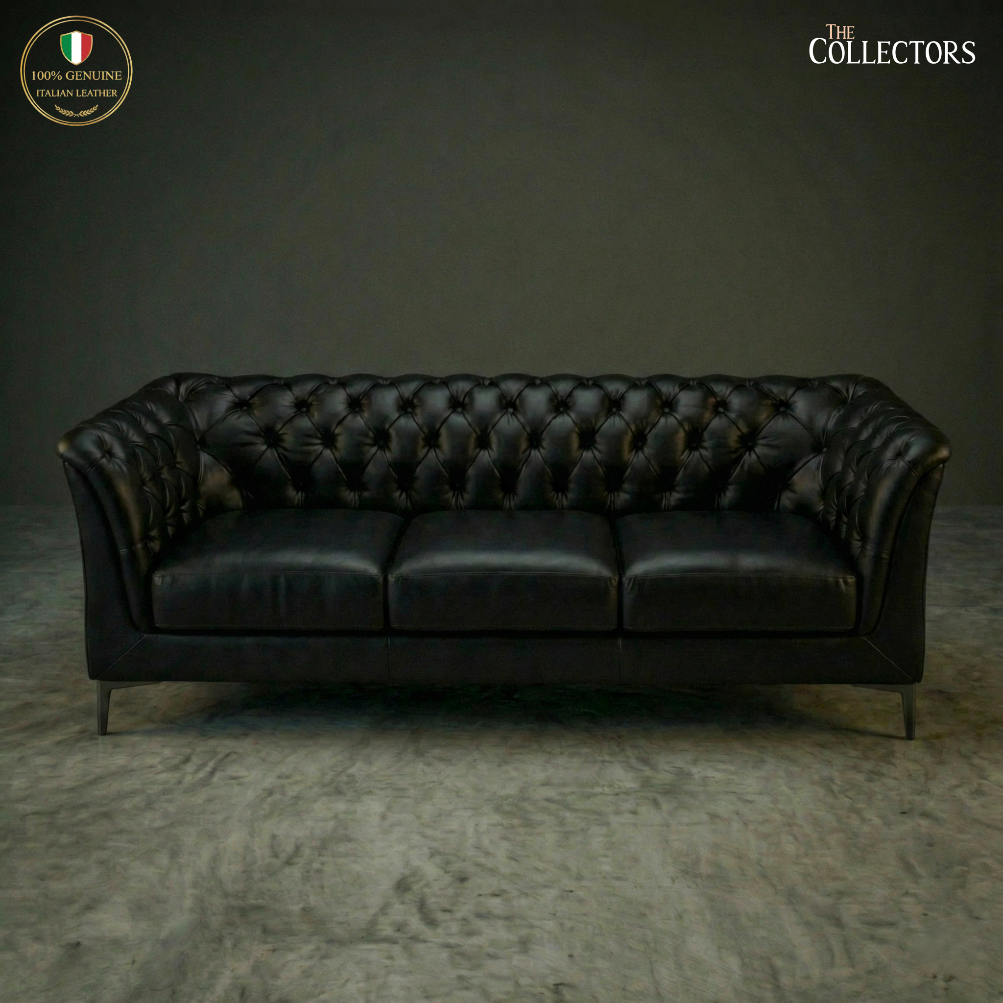 St. James’s Club Modernist Chesterfield Sofa Set