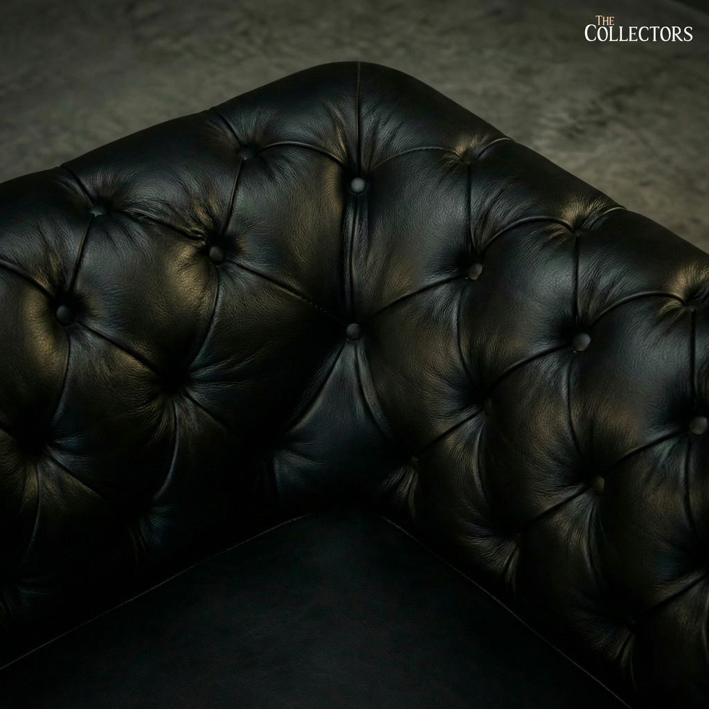 St. James’s Club Modernist Chesterfield Sofa Set