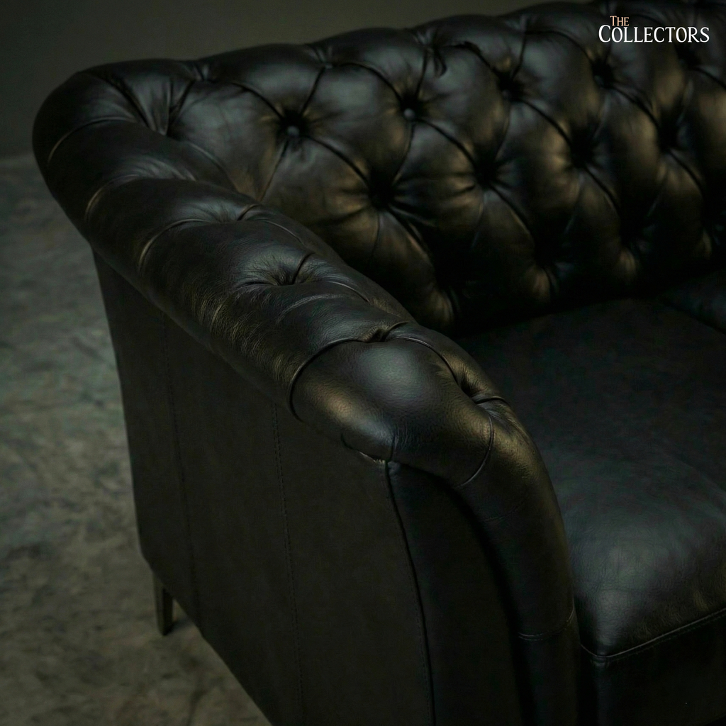 St. James’s Club Modernist Chesterfield Sofa Set