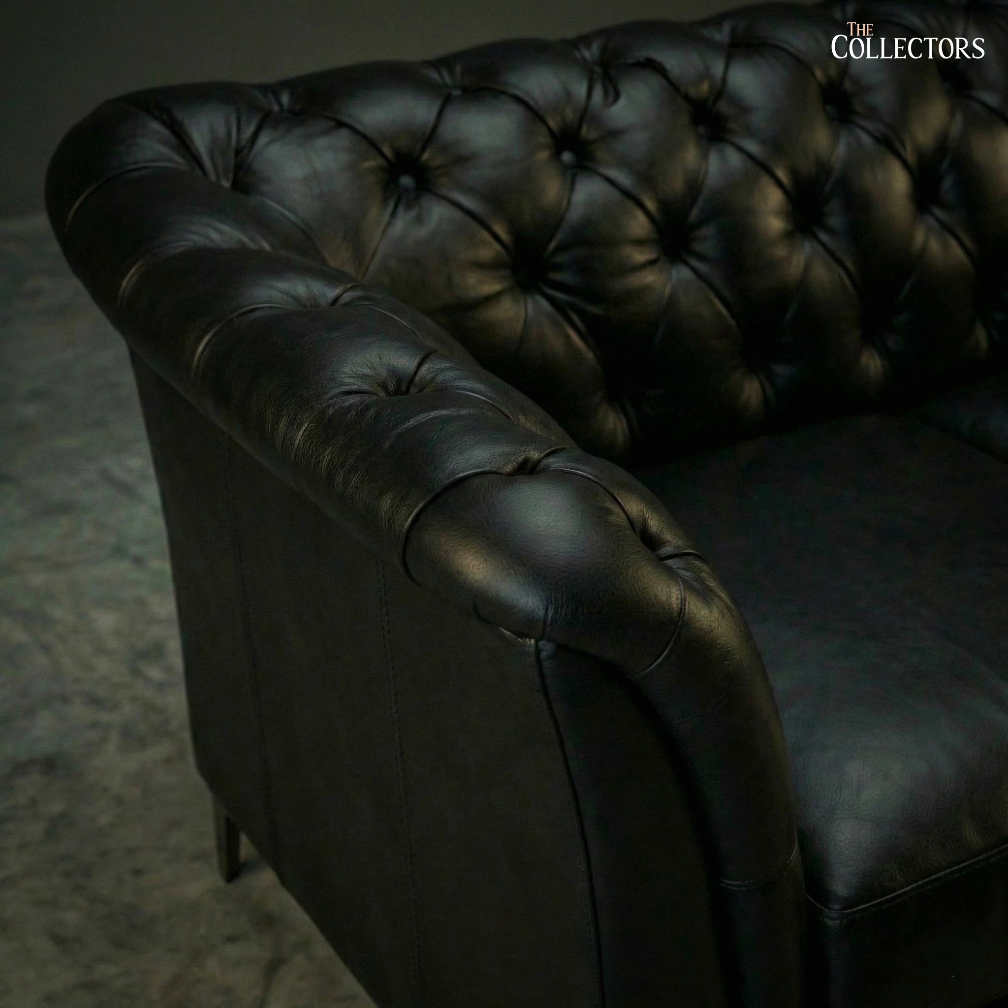 St. James’s Club Modernist Chesterfield Sofa Set
