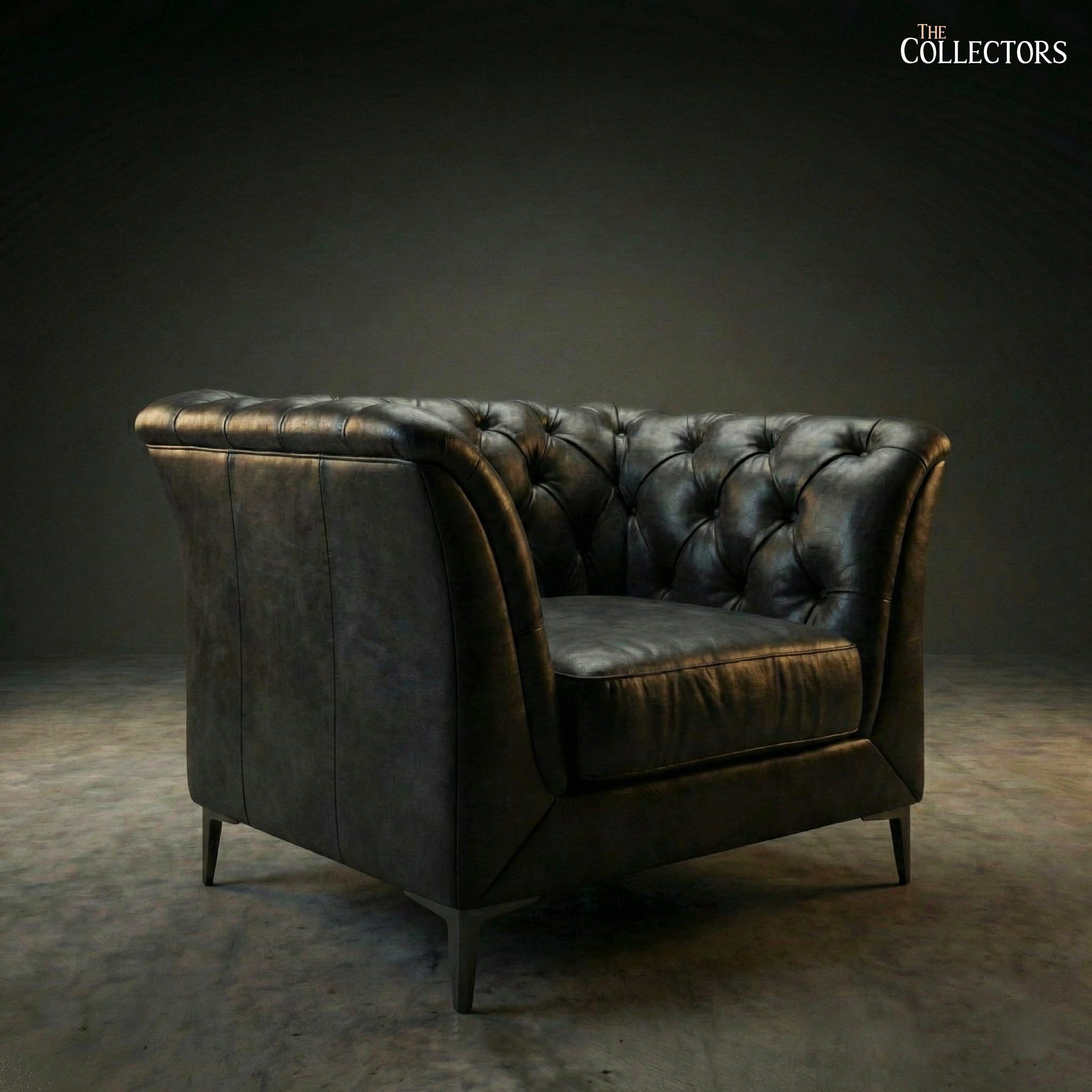 St. James’s Club Modernist Chesterfield Sofa Set
