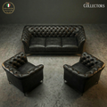 St. James’s Club Modernist Chesterfield Sofa Set