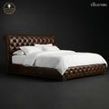 The Winston Chesterfield Leather Bed