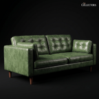 The Allerød Atelier Hunter Green Settee