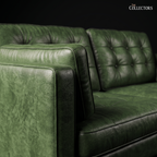 The Allerød Atelier Hunter Green Settee