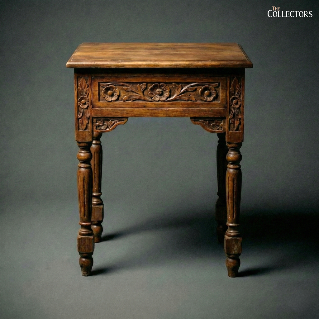 The Anglo-Indian Floral Frieze Side Table