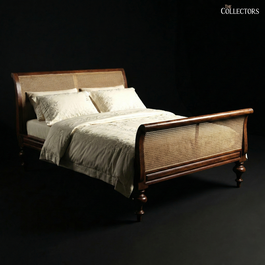 The Arles Provincial Cane-Back Bed