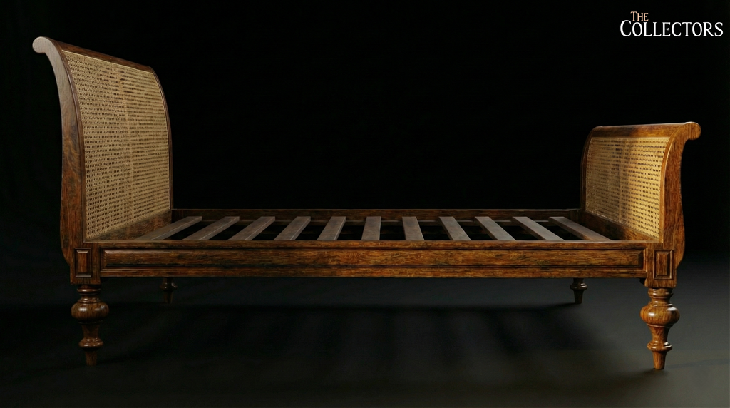 The Arles Provincial Cane-Back Bed