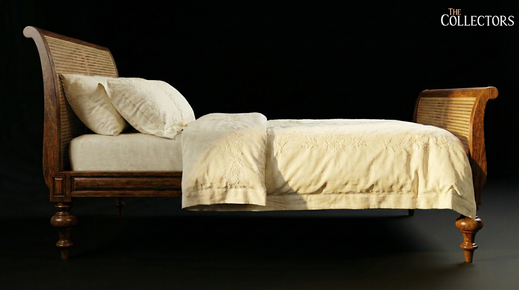 The Arles Provincial Cane-Back Bed