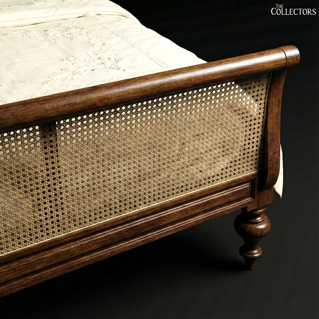 The Arles Provincial Cane-Back Bed