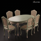 The Avignon Garden Rococo Cane-Back Dining Set