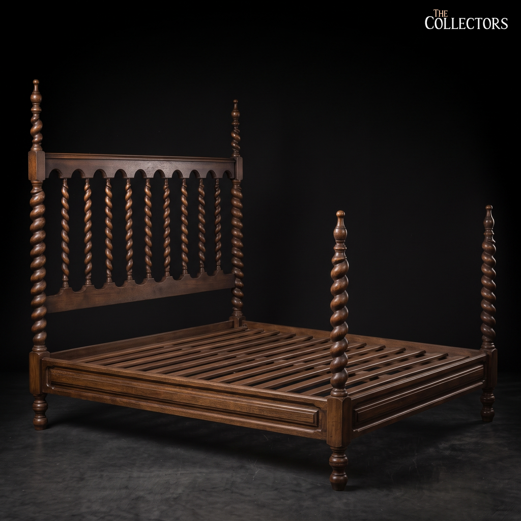 The Barley Twist Jacobean-Revival Poster Bed