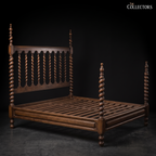 The Barley Twist Jacobean-Revival Poster Bed