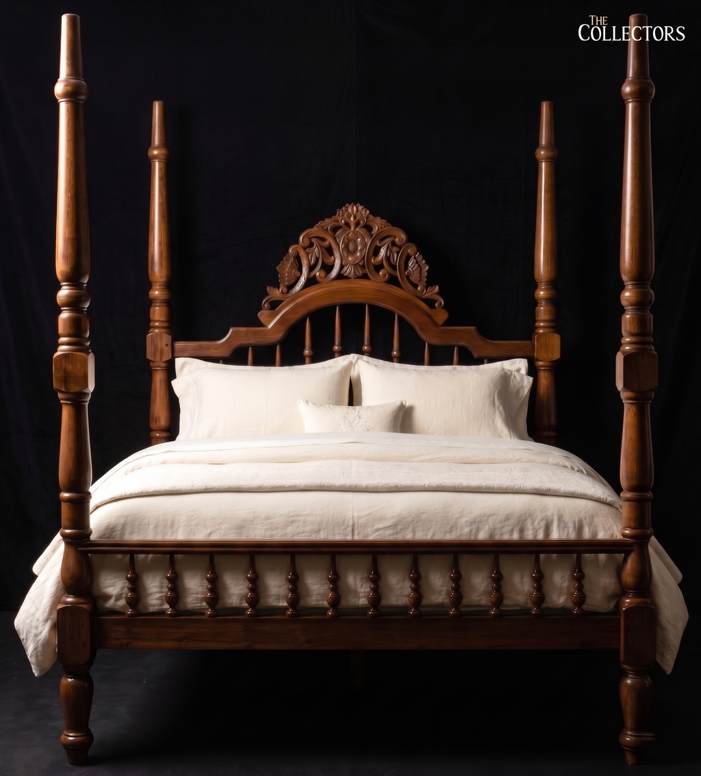 The Barrackpore Colonial Four-Poster Bed