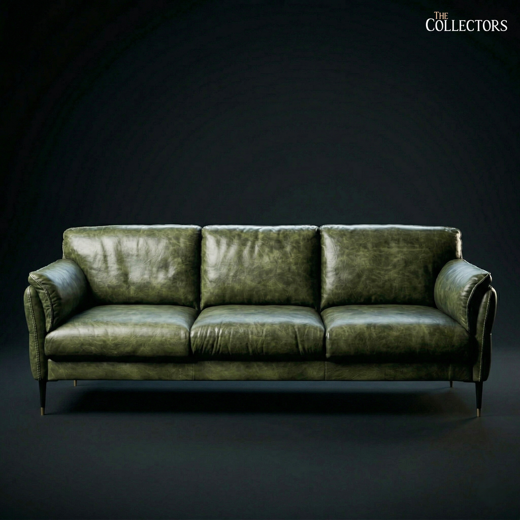 The Belfort Leather Sofa