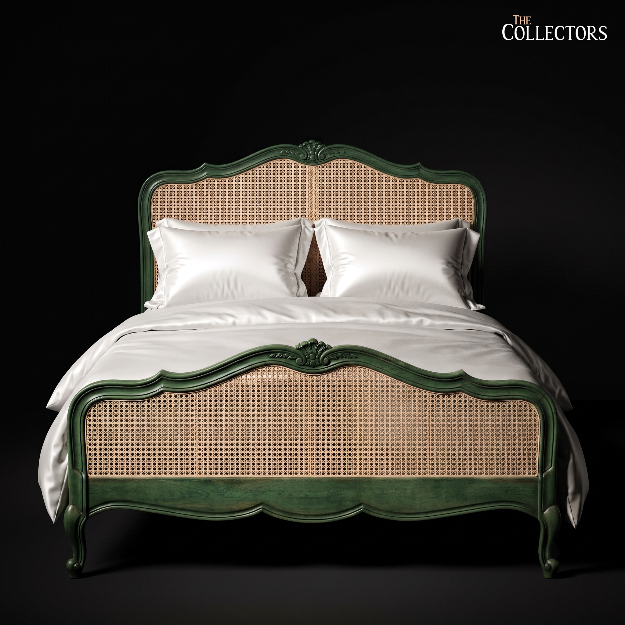 The Bellevue Rocaille Cannage Bed