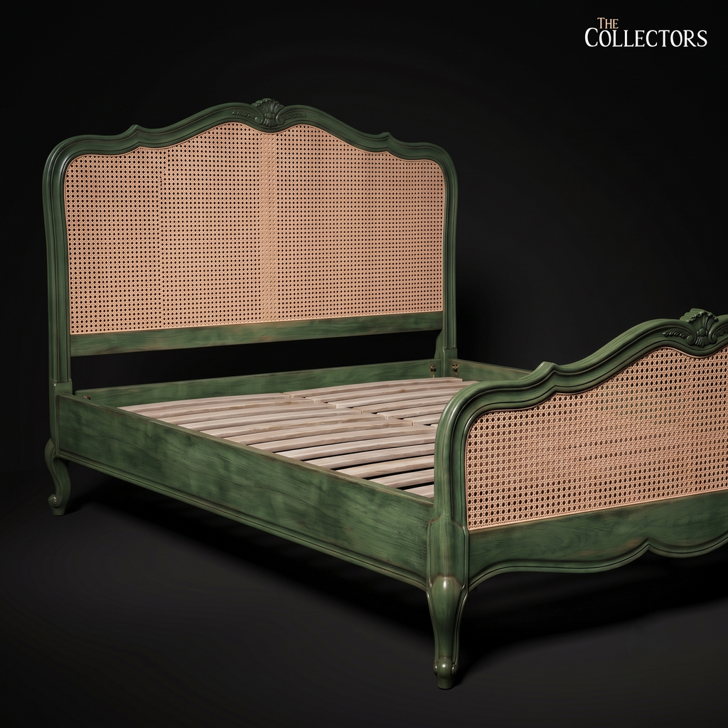 The Bellevue Rocaille Cannage Bed