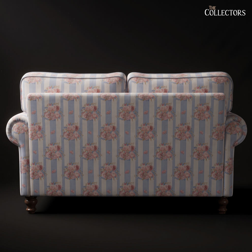The Berkshire Rose Stripe Settee