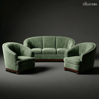 The Bombay Oval Maidan Art Deco Sofa