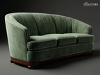 The Bombay Oval Maidan Art Deco Sofa