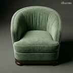The Bombay Oval Maidan Art Deco Sofa