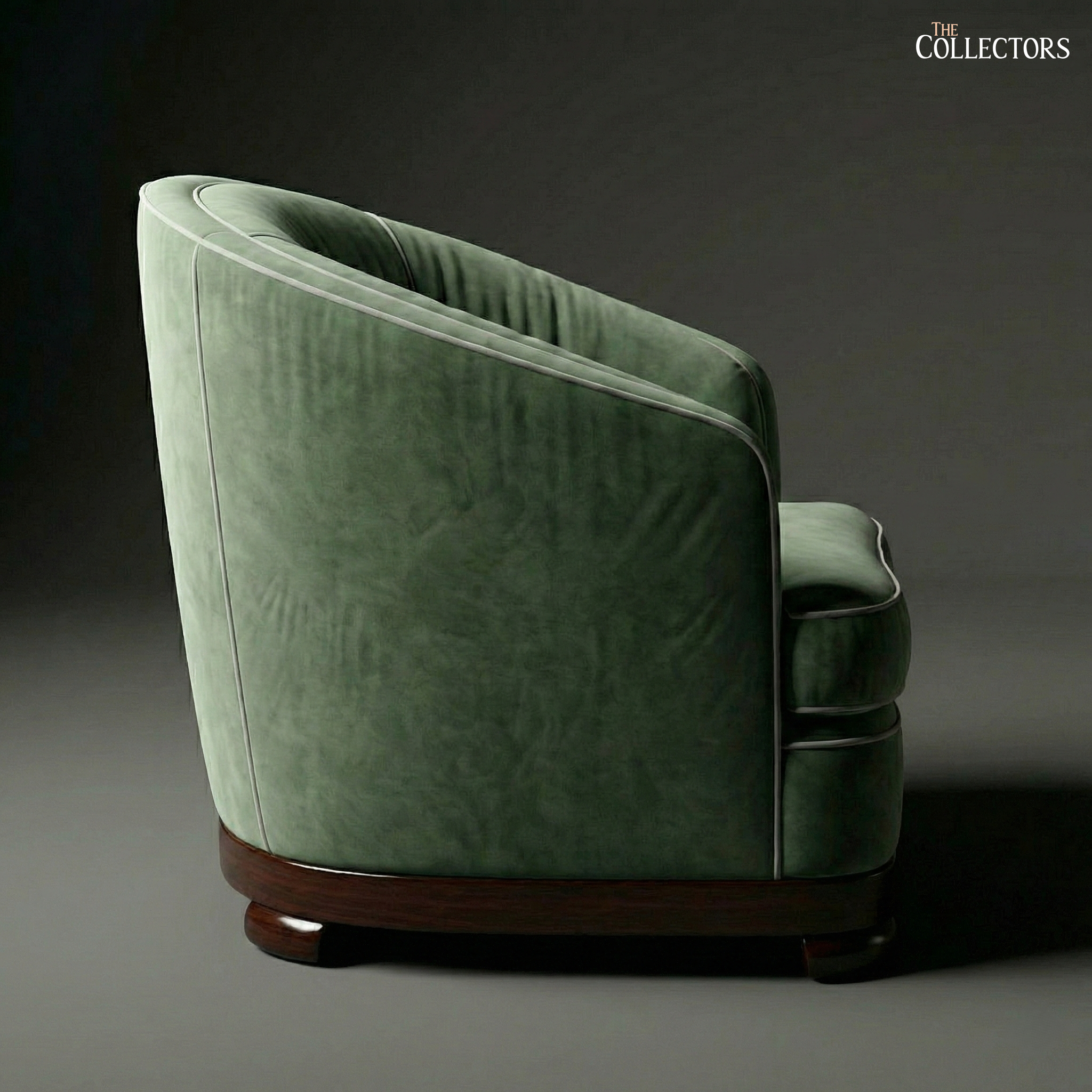 The Bombay Oval Maidan Art Deco Sofa