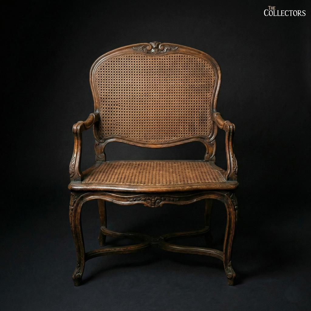 The Bordeaux Townhouse Caned Armchair
