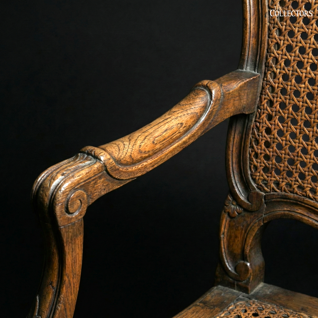 The Bordeaux Townhouse Caned Armchair