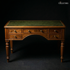 The Bristol Kneehole Leather-Top Desk