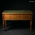 The Bristol Kneehole Leather-Top Desk