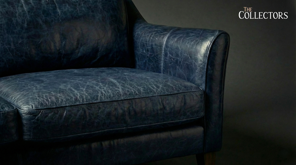 The Burlington House Leather Sofa
