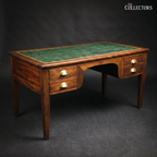 The Cambridge Georgian Revival Leather-Top Desk