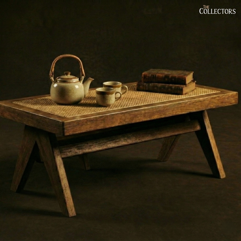 The Chandigarh Secretariat Cane-Top Coffee Table