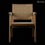 The Chandigarh Secretariat Cane Armchair