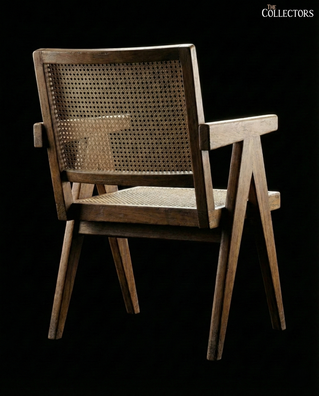 The Chandigarh Secretariat Cane Armchair