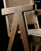 The Chandigarh Secretariat Cane Armchair