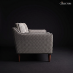 The Chelsea Houndstooth Mid-Century Loveseat