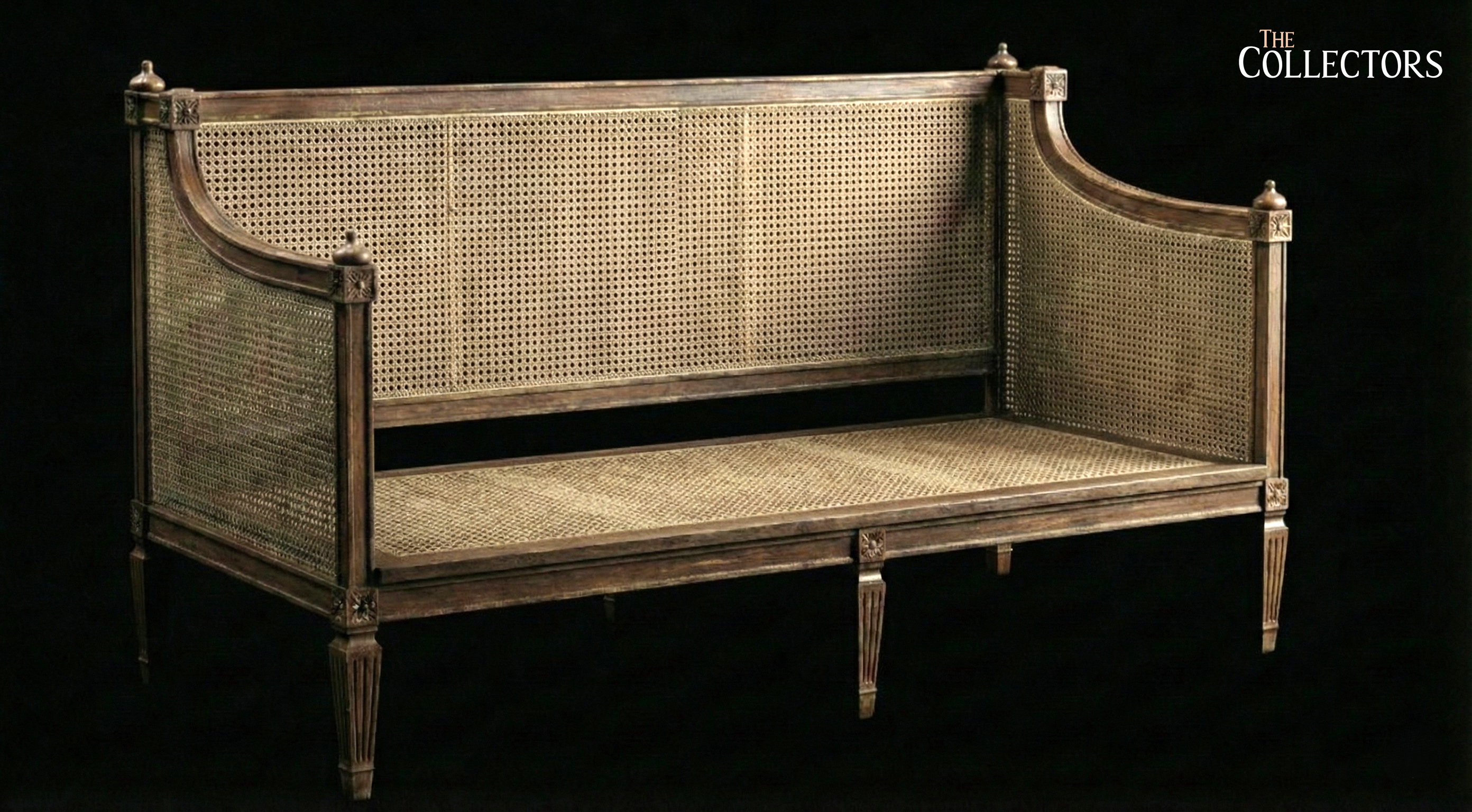 The Chowringhee Cane-Back Day Bed
