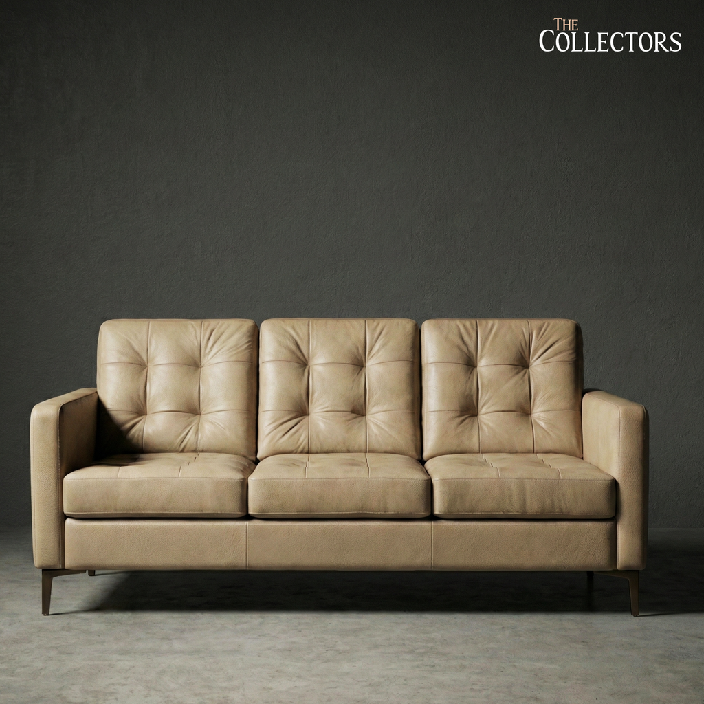 The Copenhagen Modernist Lounge Leather Sofa Suite