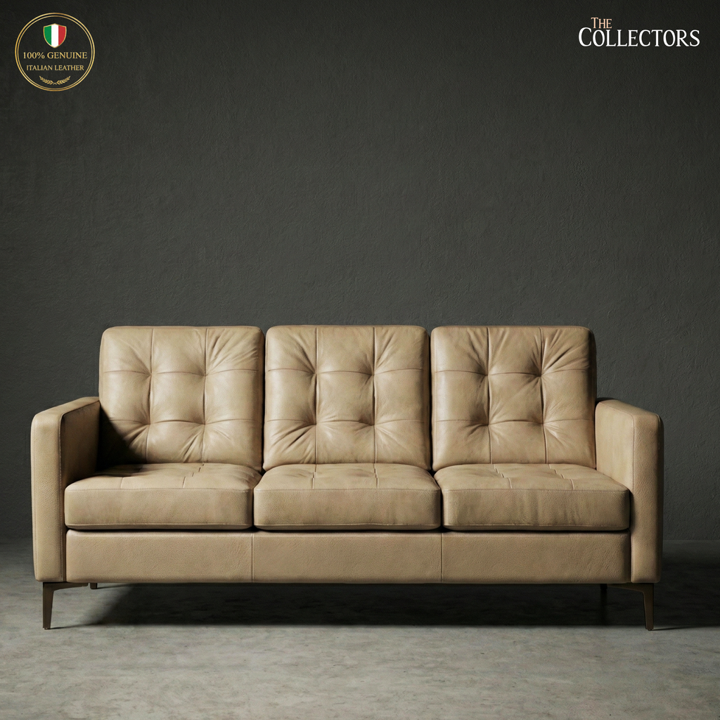 The Copenhagen Modernist Lounge Leather Sofa Suite
