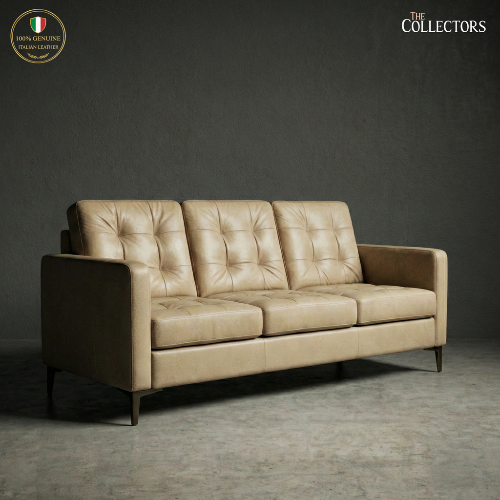 The Copenhagen Modernist Lounge Leather Sofa Suite