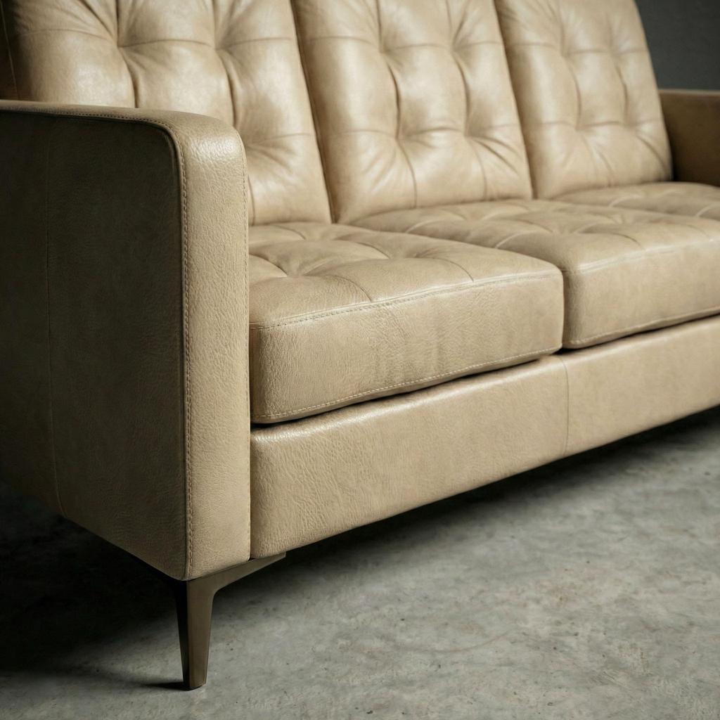 The Copenhagen Modernist Lounge Leather Sofa Suite