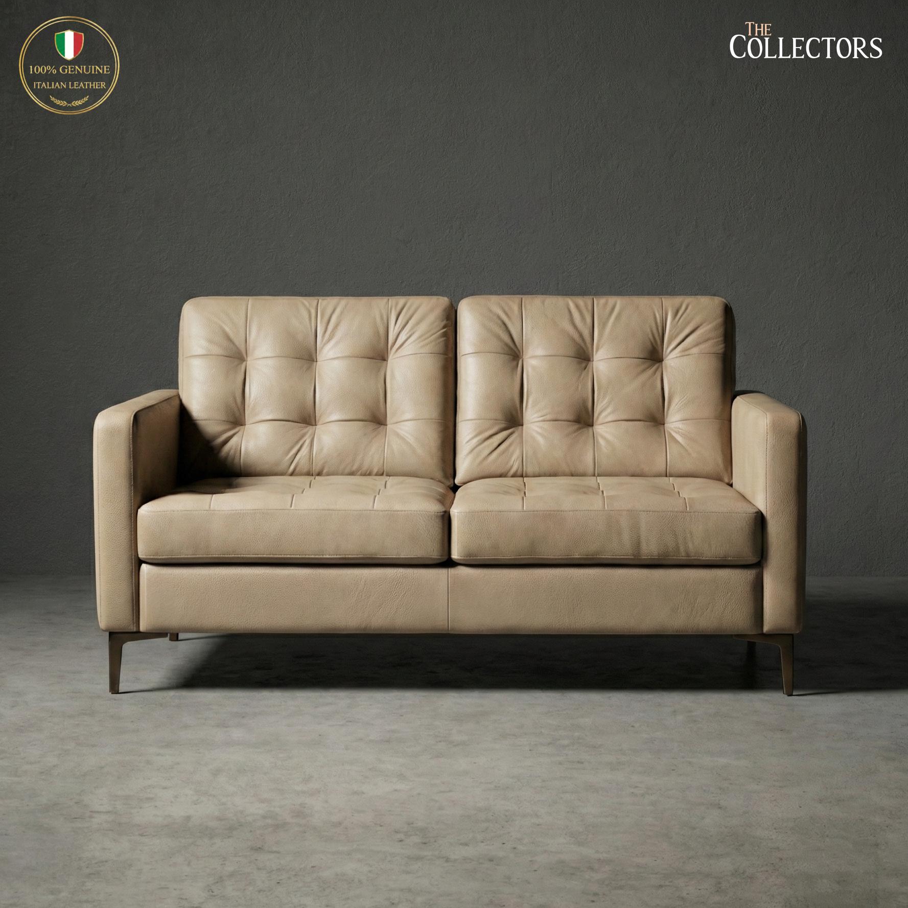 The Copenhagen Modernist Lounge Leather Sofa Suite