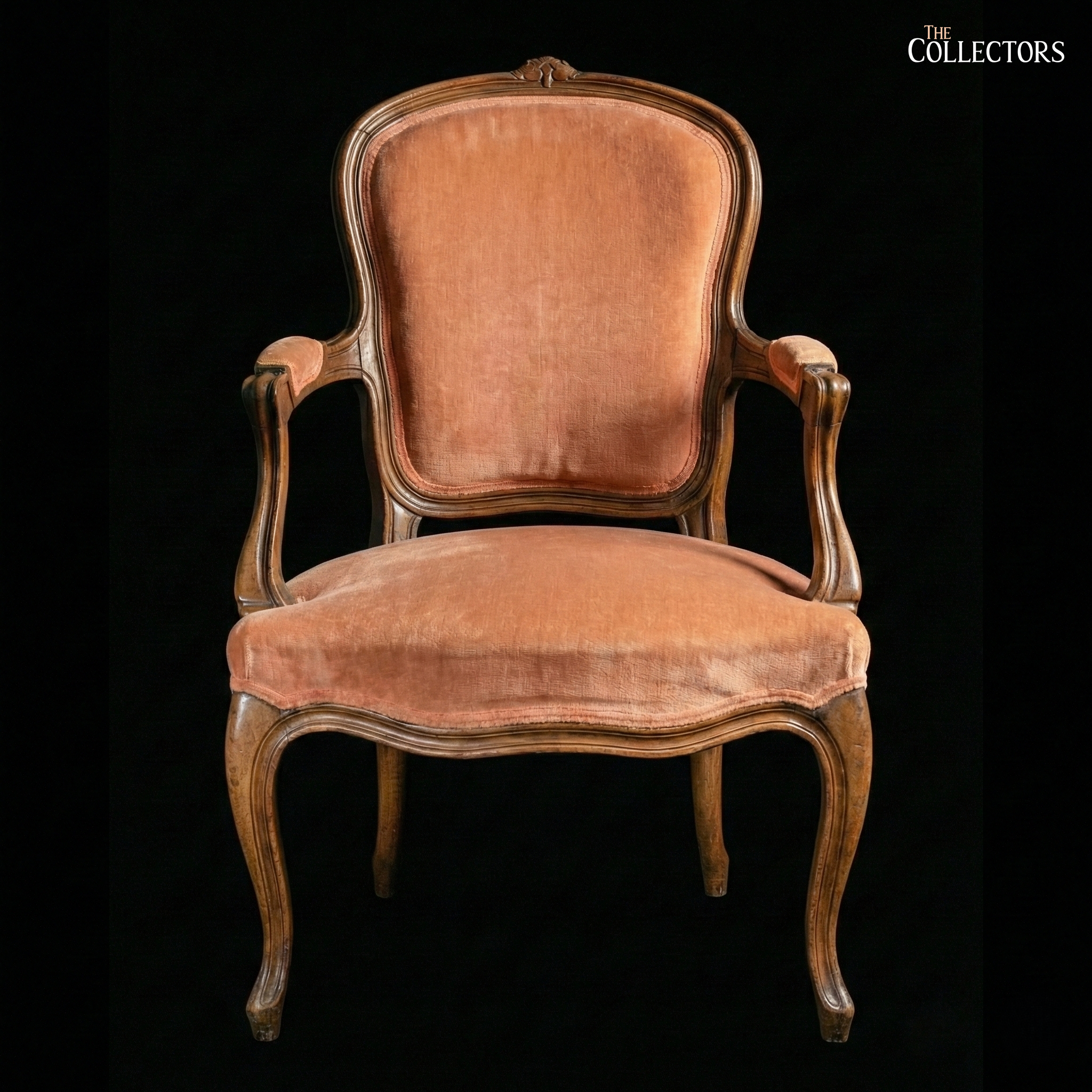 The Coquille Crest Louis XV Armchair